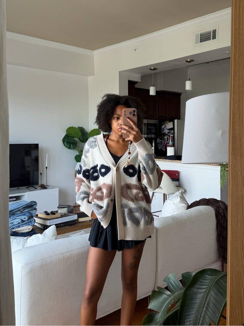 Oversized Cream Cardigan